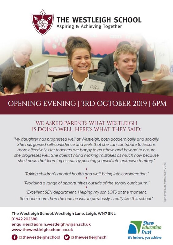 Image of The Westleigh School Open Evening