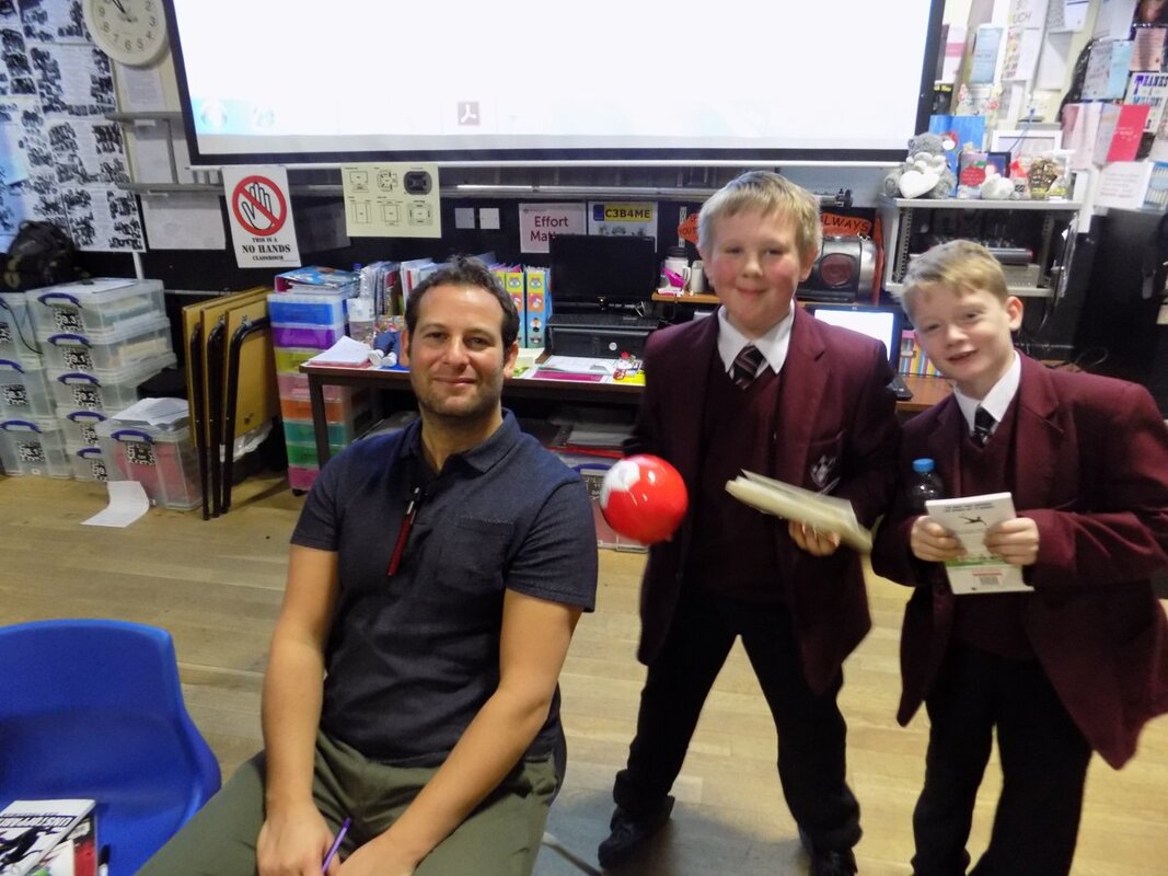 Image of Author Dan Freedman Visits Westleigh